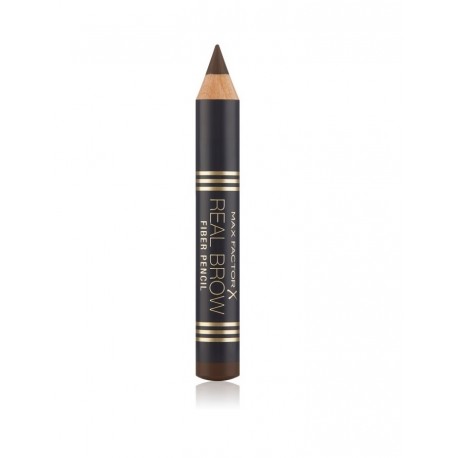 MAX FACTOR REAL BROW FIBER PENCIL 004 DEEP  BROWN